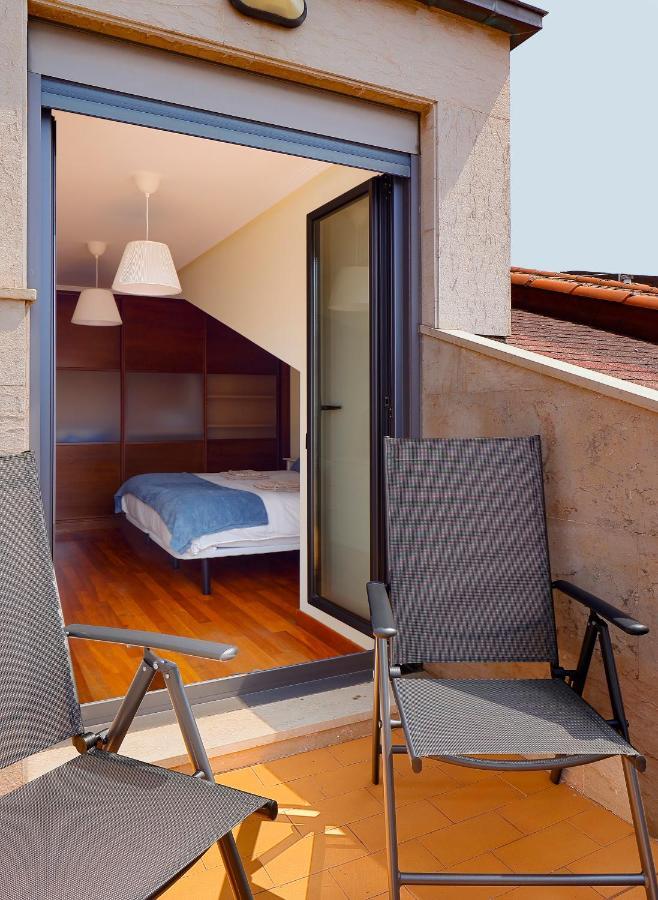 Atico Con Terraza, Vistas Al Mar Y Parking En Playa De S Lorenzo Gijon Bagian luar foto